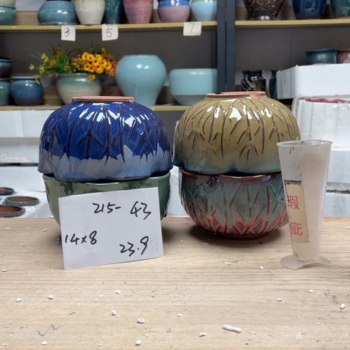 紫砂花盆多肉花盆微瑕43