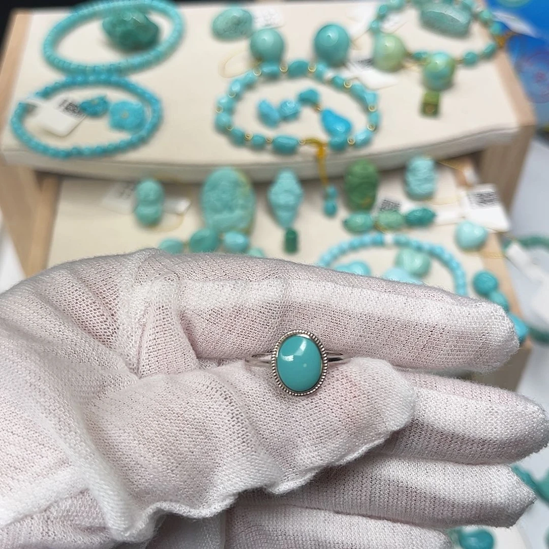 绿松石未镶嵌珠宝半成品