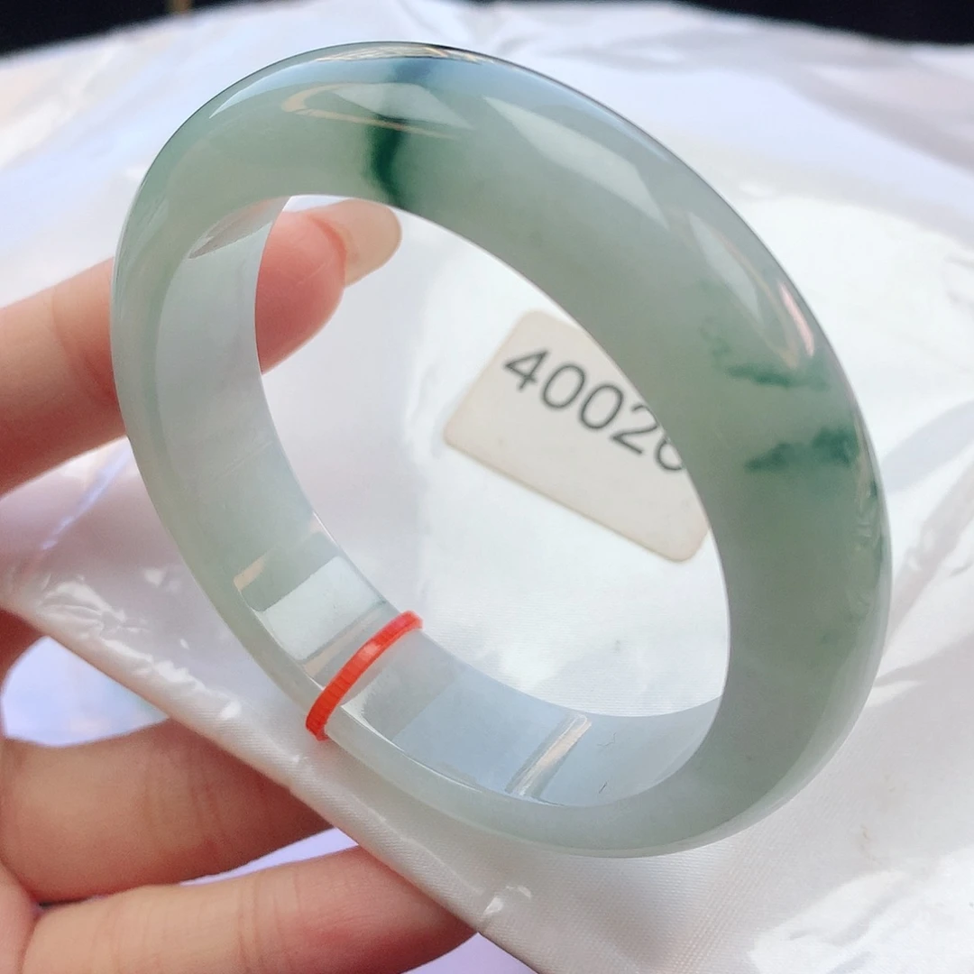 翡翠手镯未镶嵌53圈口400266