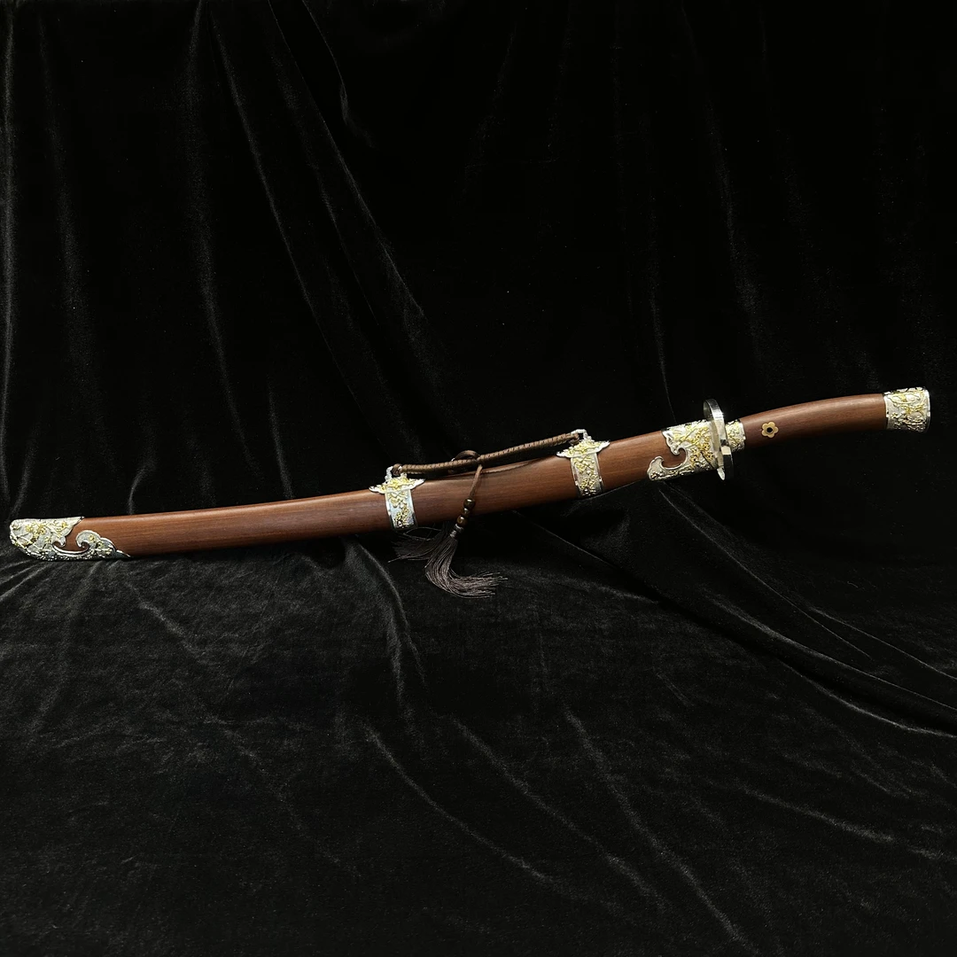 【璟天】X 双色梅花绣春刀 三枚合夹钢 工艺品 未开刃