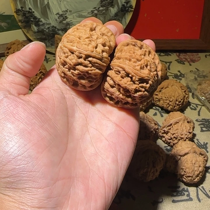 吊坠文玩核桃45白狮子