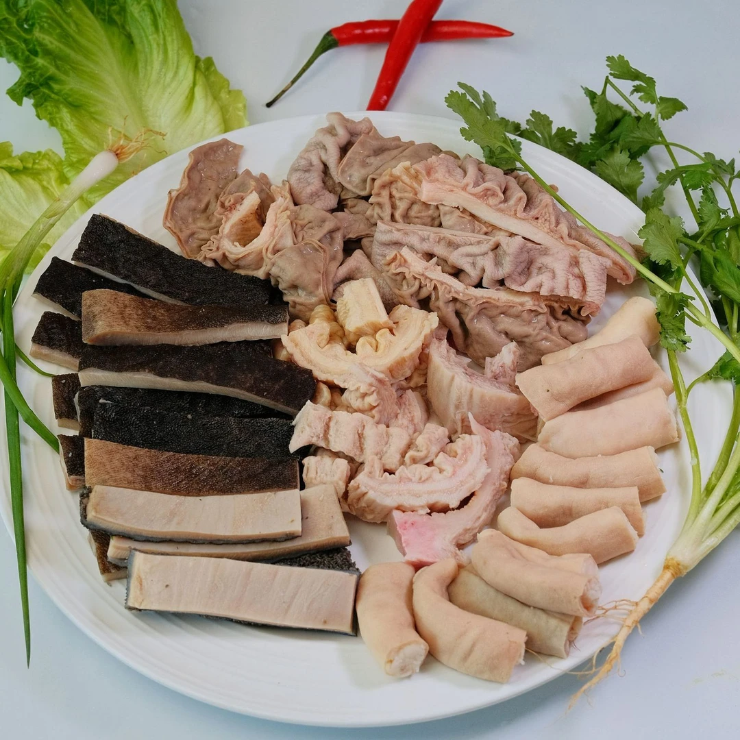 新鲜牛杂 屠场直销牛肚伞肚牛肠3斤京东包邮 固形物含量100%