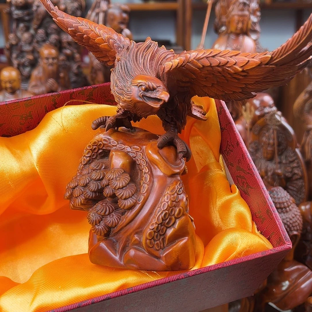 黄杨木黄杨木雕刻宽度16厘米