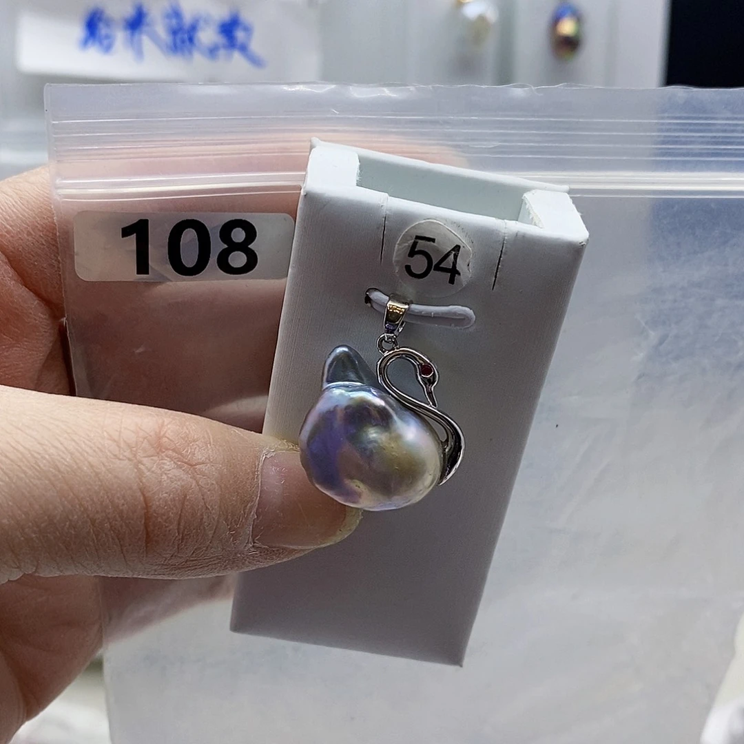 颈饰合金淡水珍珠