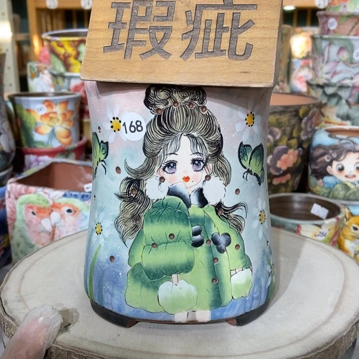 红陶景德镇艺术手绘作品