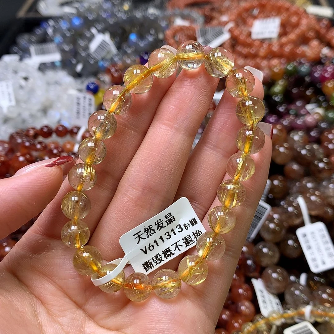 水晶手链未镶嵌，