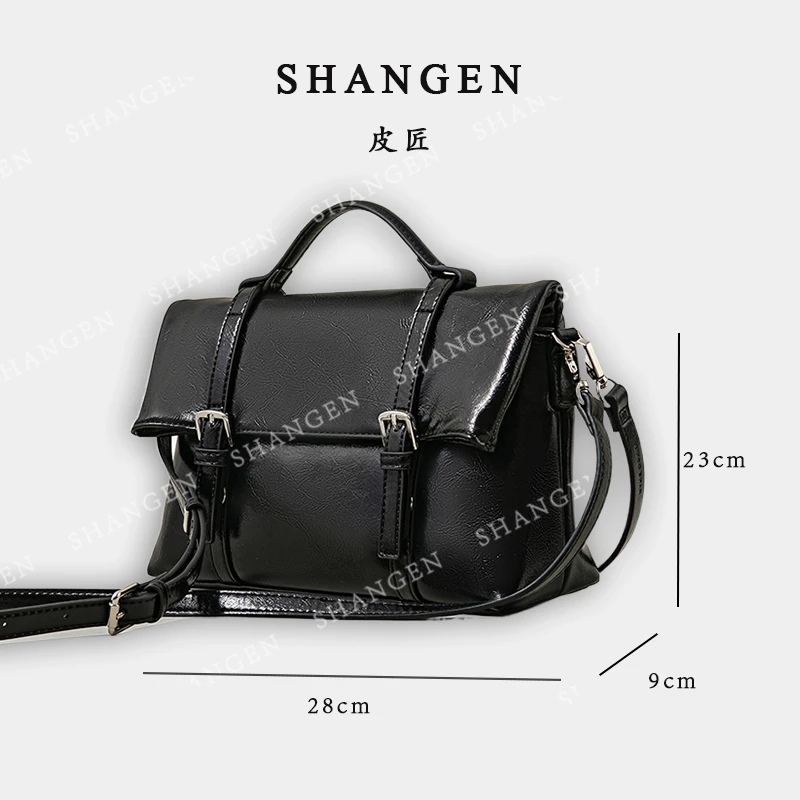 【尚恩CC】SK-92561-黑色-轻奢时尚女士新款手提单肩斜挎包