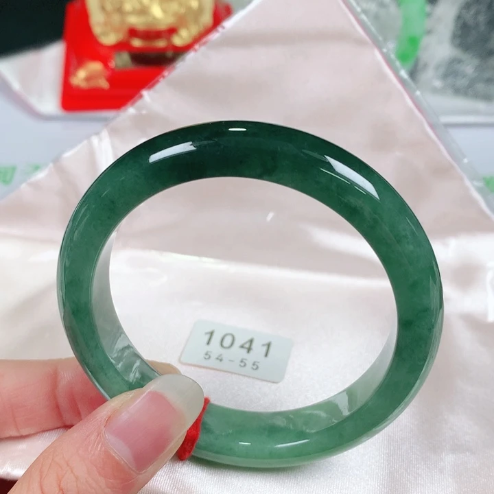 未镶嵌手镯翡翠   编号1041 正圈54-55