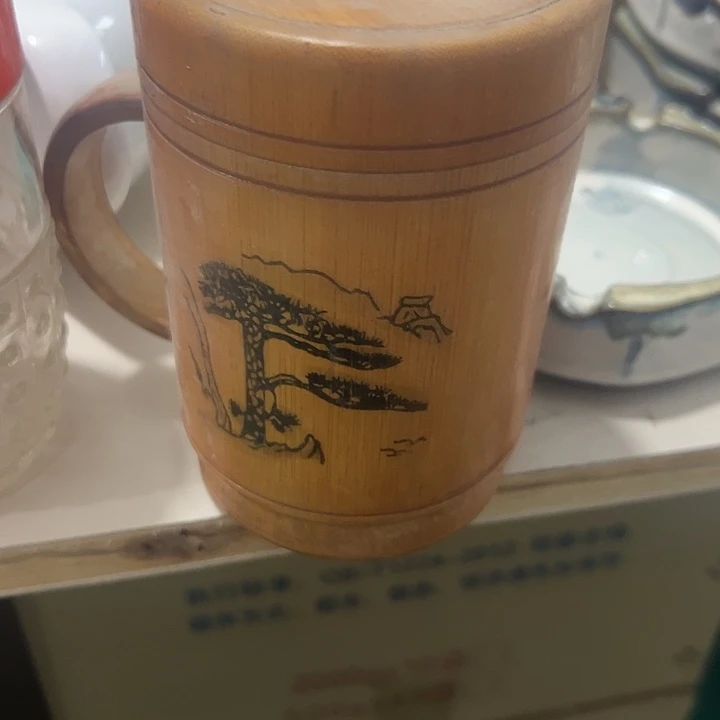 她***话瓷片陶瓷制品摆件