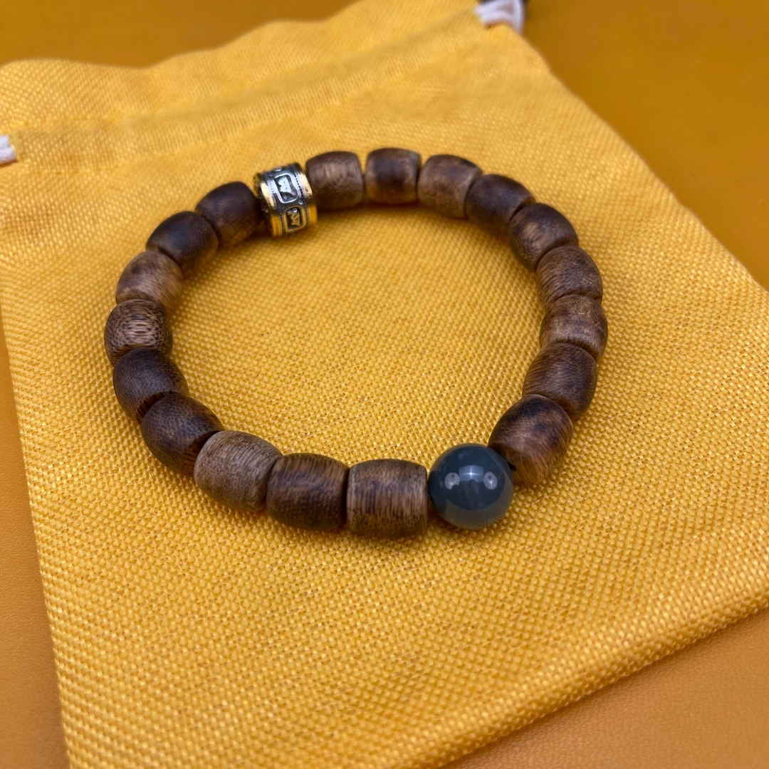 沉香沉香1253沉香翡翠手串10mm无礼盒多样性发其一