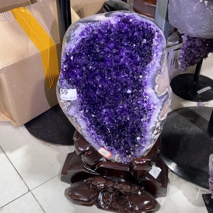 未镶嵌大型摆件（非配饰）紫晶
