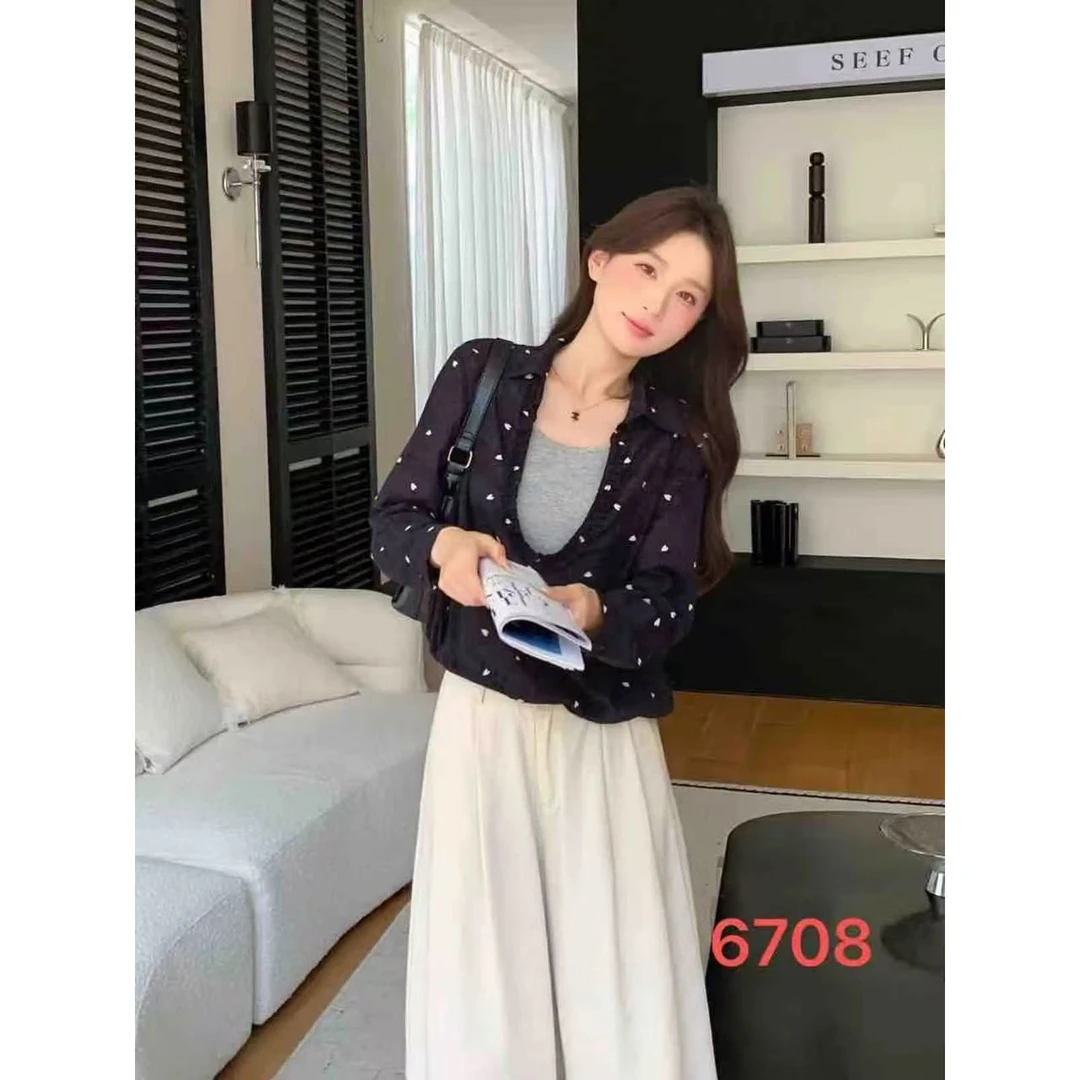爱心假两件套头上衣ZBS33740衣长52(卡码往小拍)