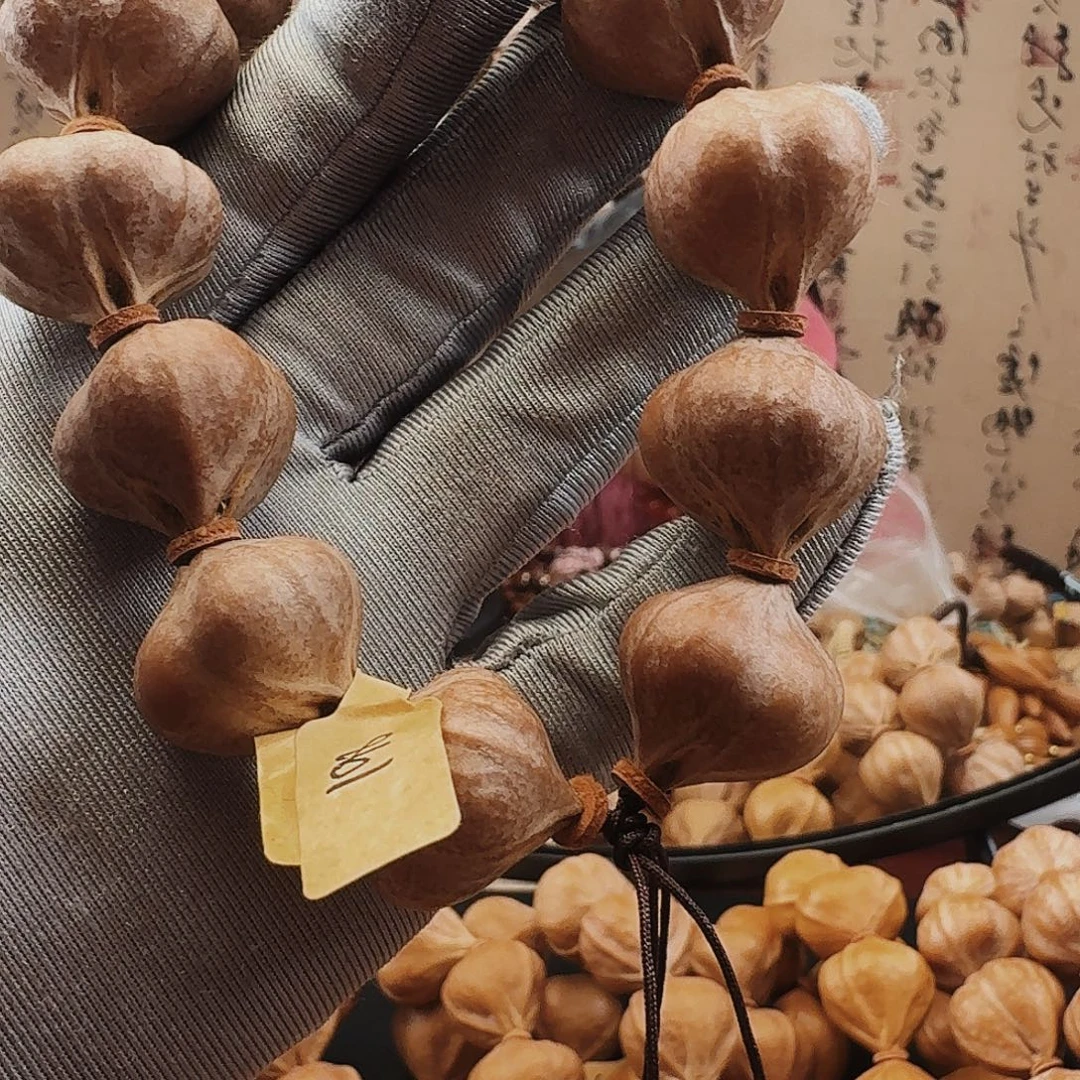 五***虎手串橄榄核三面佛