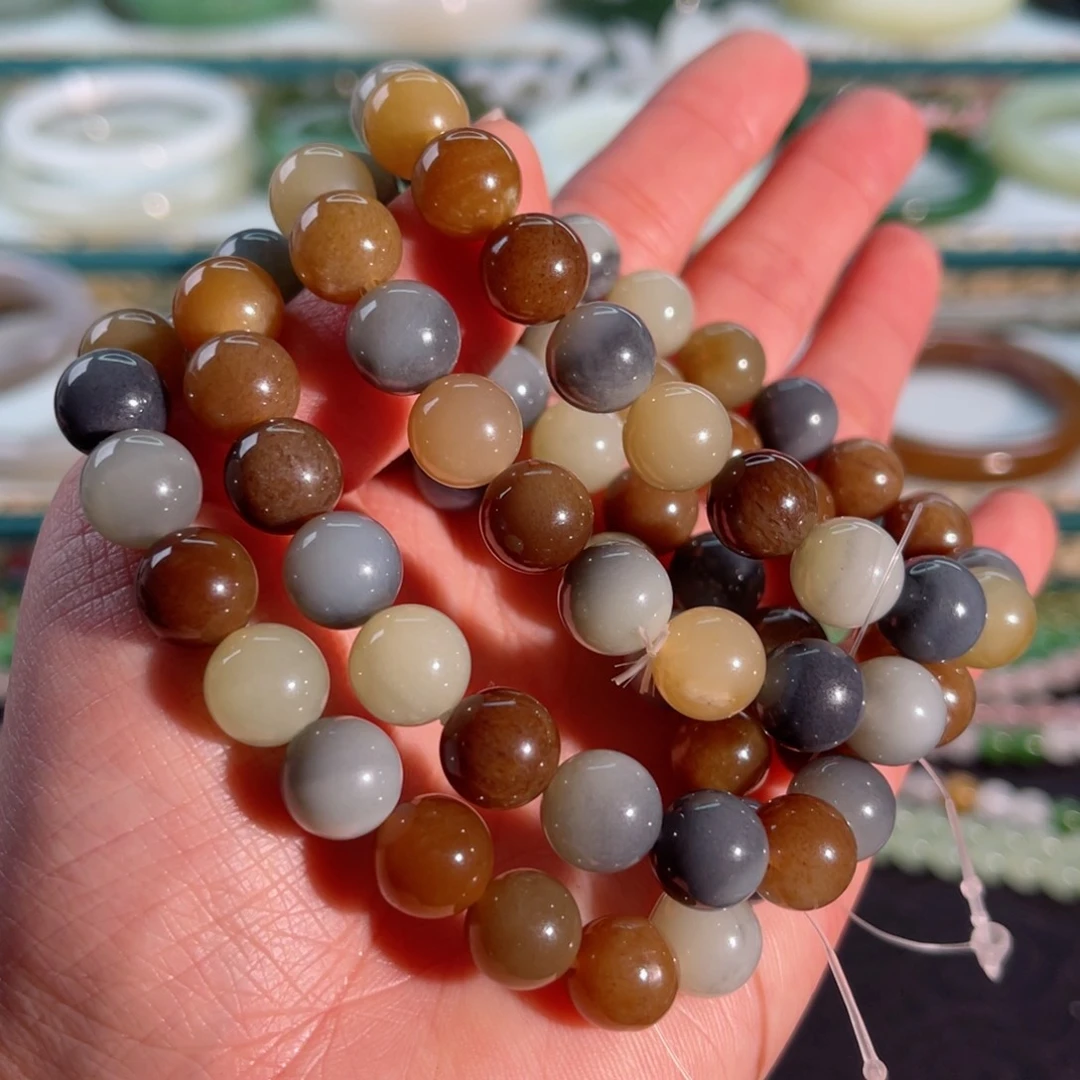 和田玉手串未镶嵌楼兰卡10拍一发一多样性随机发