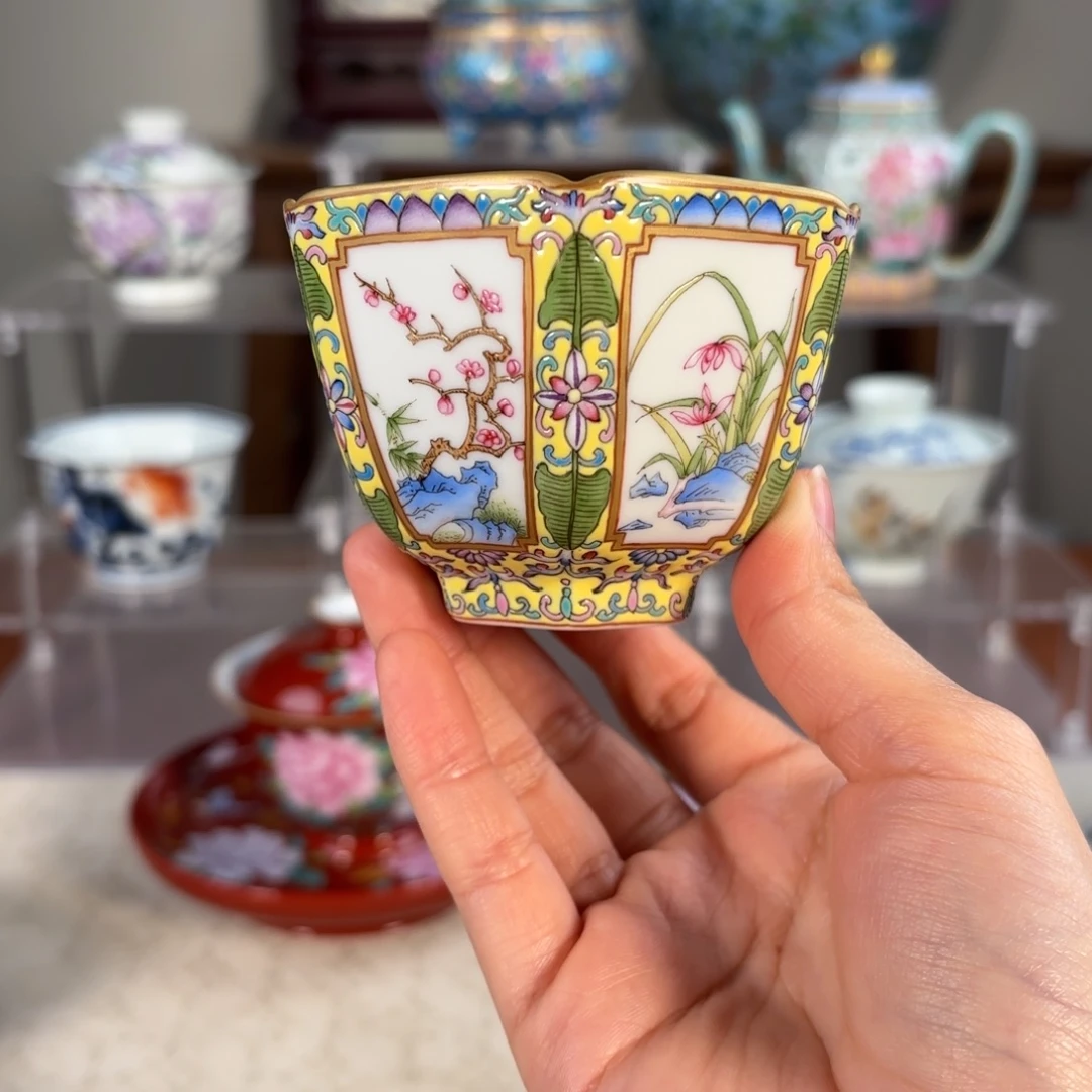 纯手工手绘 高端茶器