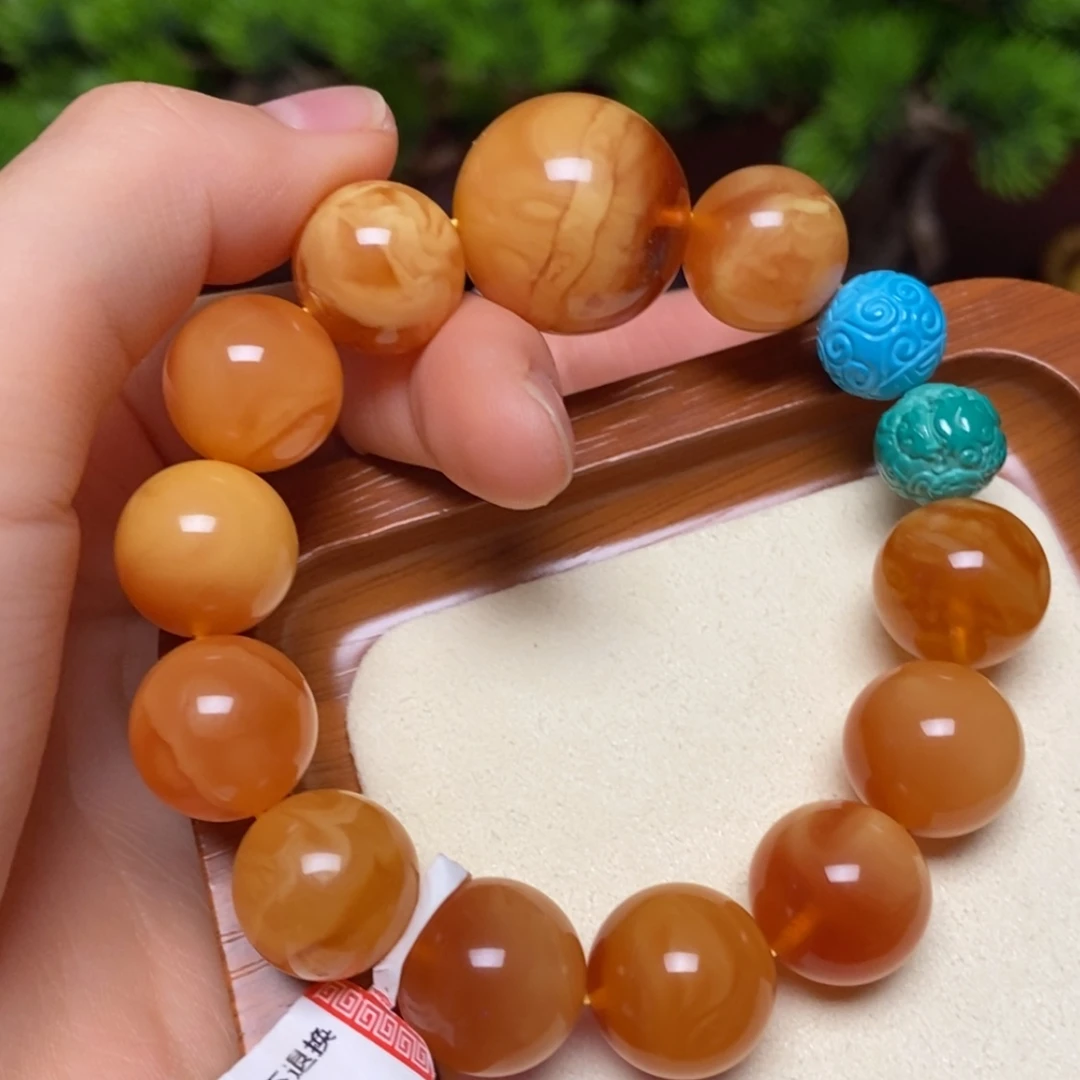 【闪购商品】未镶嵌蜜蜡手链手串