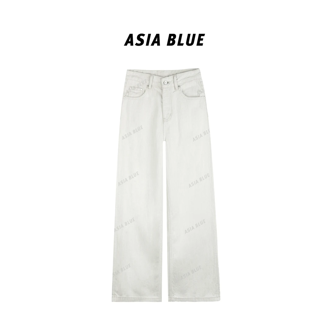 【ASIA BLUE】百搭直筒休闲牛仔裤Q5277