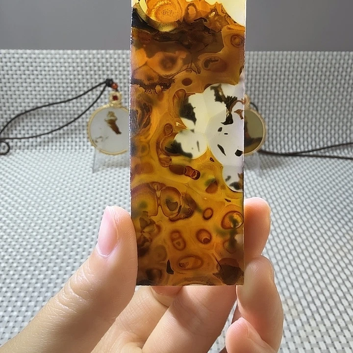 玛瑙/玉髓未镶嵌吊坠(不含链)