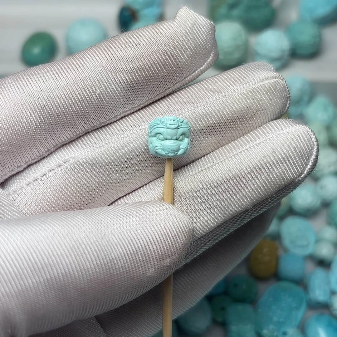 绿松石珠宝半成品未镶嵌