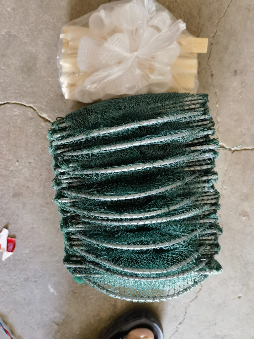 4门无结有结烟盒口方口黄鳝泥鳅龙虾专用地笼网