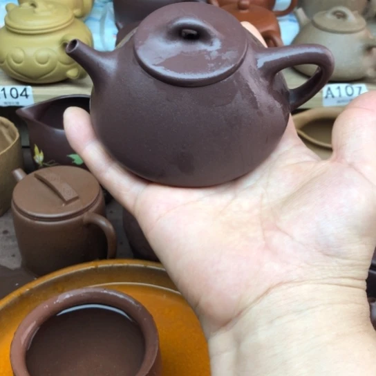 茶壶紫砂紫泥子冶170豪升左右