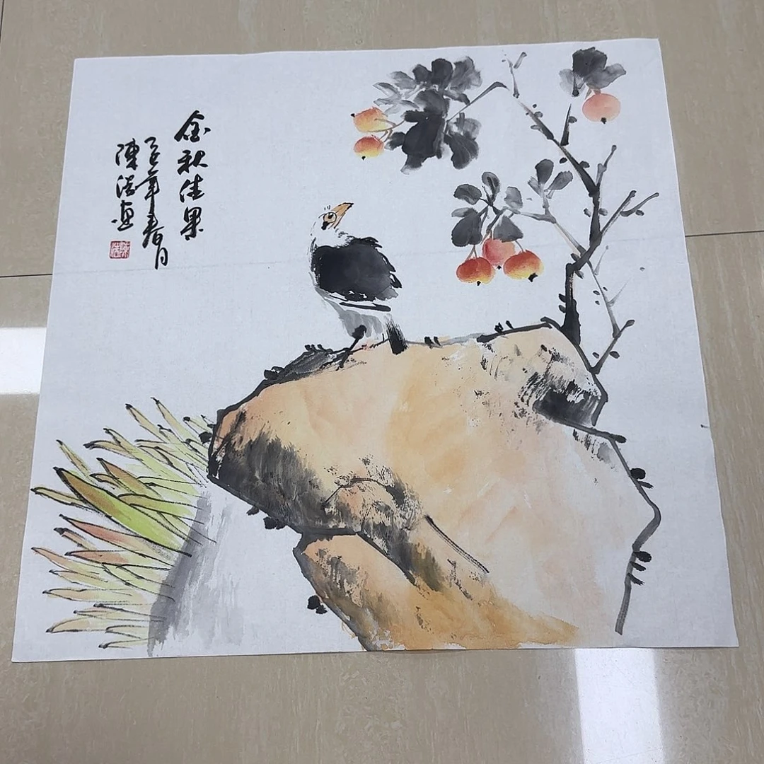 国画国画作品多次