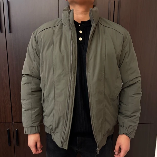 【Aysa男装】1565男士秋冬季防风潮流收口袖修身短款保暖厚款