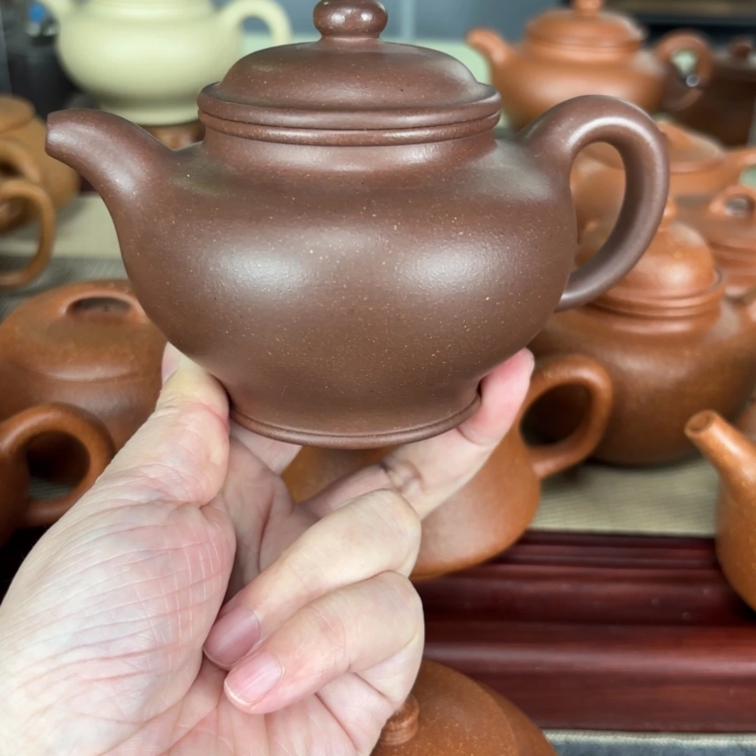 紫砂茶壶?****?紫泥掇只