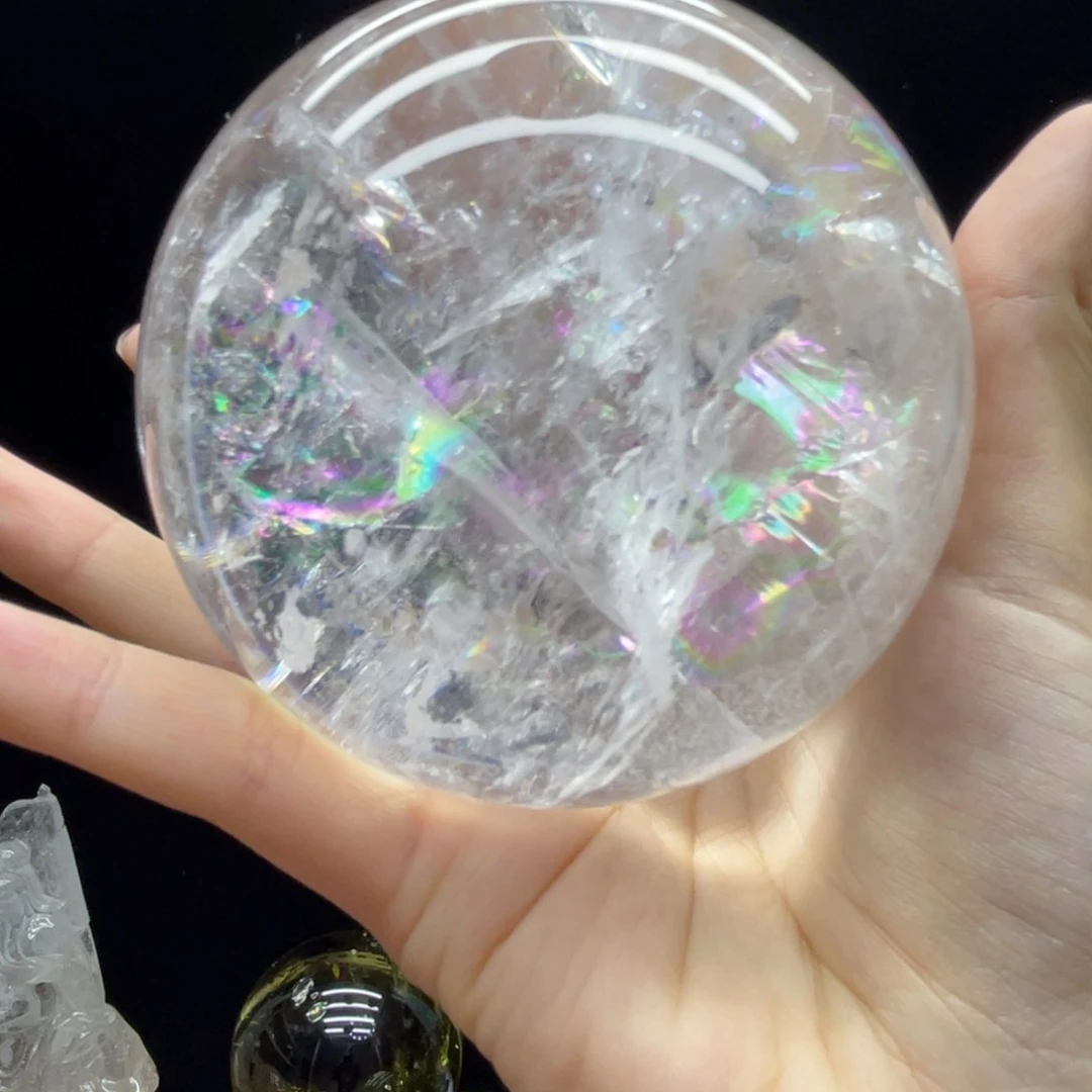 水晶珠宝半成品未镶嵌G*hh白水晶h1169