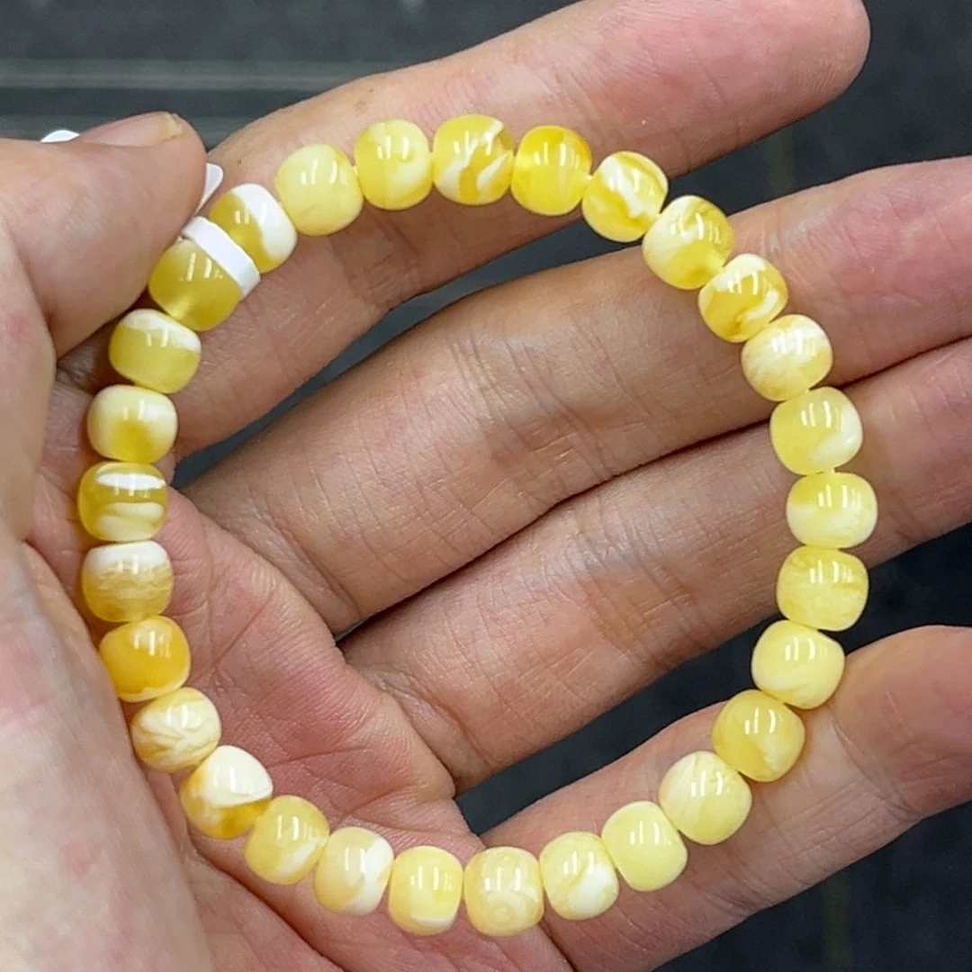 未镶嵌琥珀手串精工7mm手串
