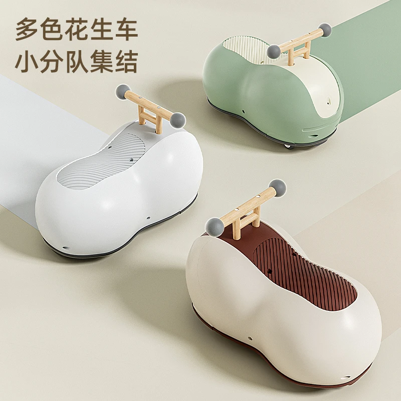 学步车1-6岁花生车男女宝宝可坐滑行车防侧翻平衡训练儿童车