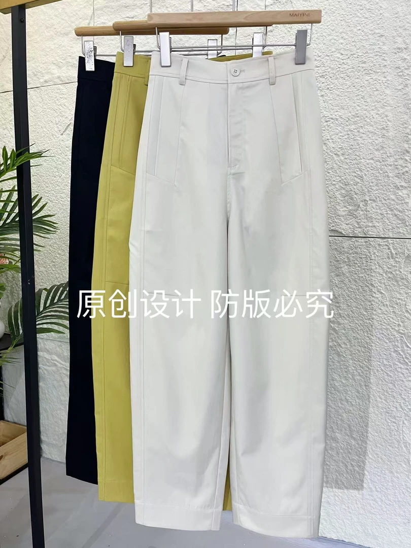 【静姿轻夏】25原创新品.莱赛尔天丝潮流显瘦舒适.腔调香蕉裤208-C