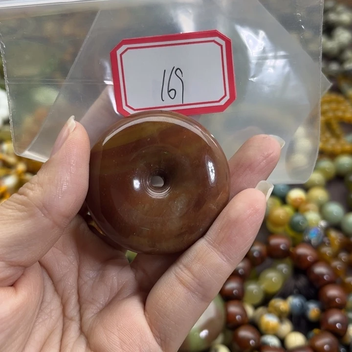 ****喵蛇纹石玉未镶嵌手链