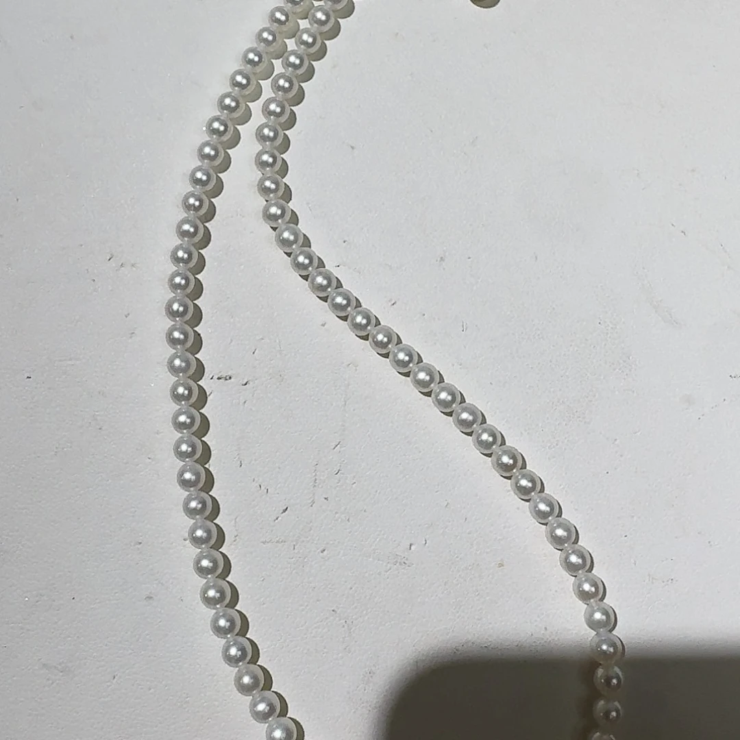 淡水珍珠18K金镶嵌颈饰