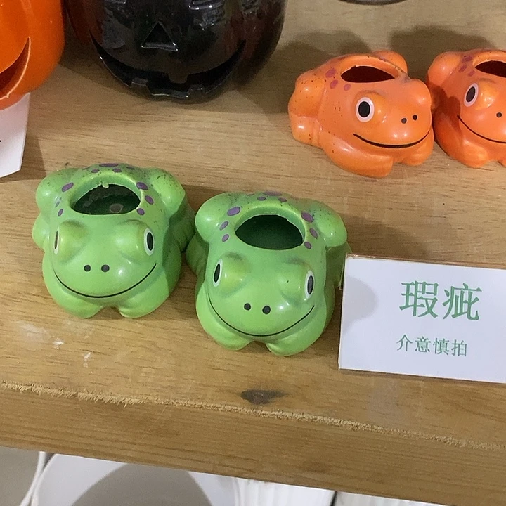 紫砂花盆多肉瑕疵盆有孔。