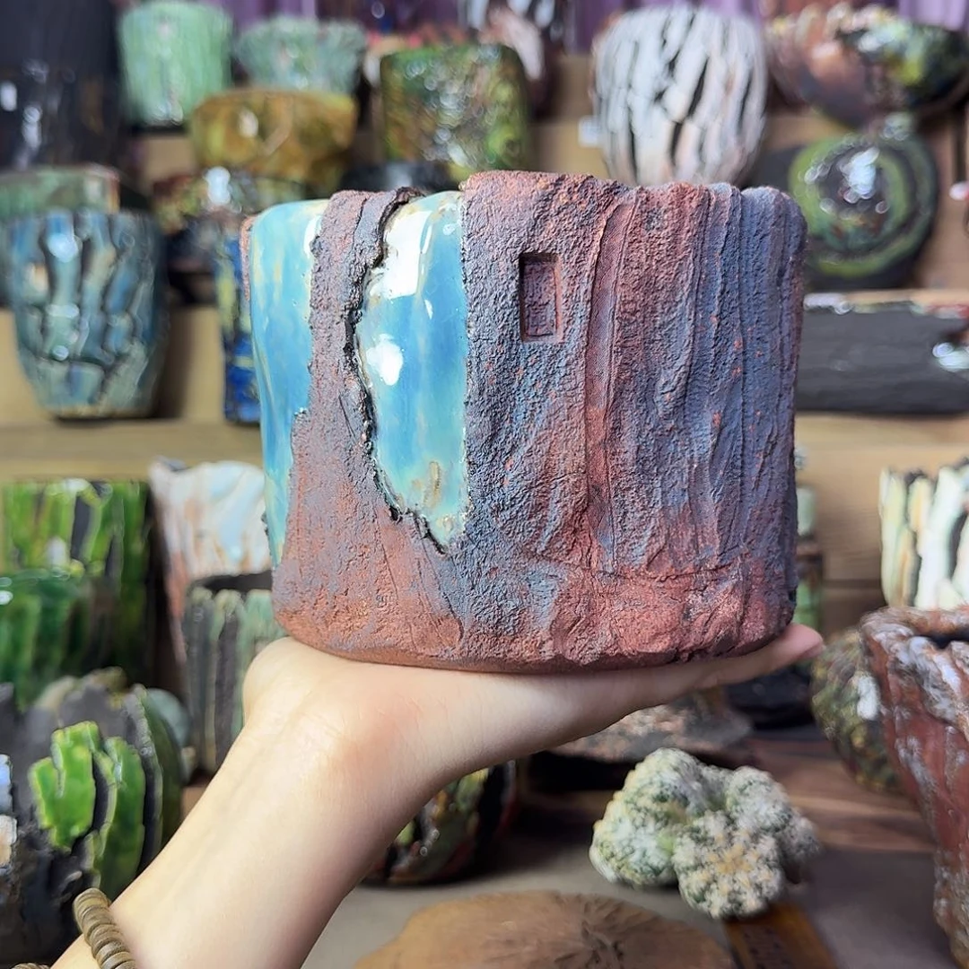 镶嵌风化岩一物一件