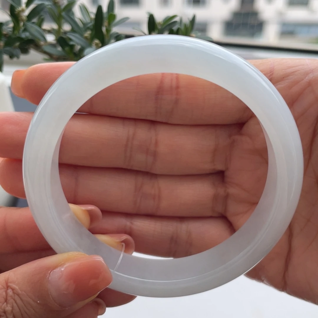 翡翠未镶嵌手镯翡翠手镯58