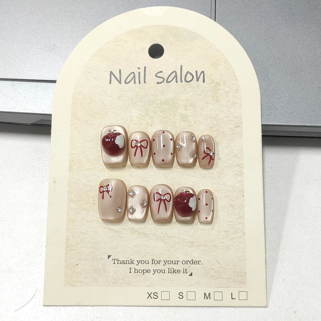 【平安果】时尚轻奢美甲穿戴甲2025莫奈花园高质量穿戴甲片高级感