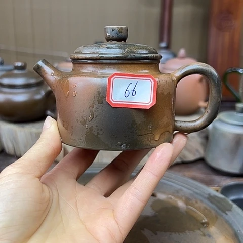 戬谷龙窑坭兴陶柴烧壶66
