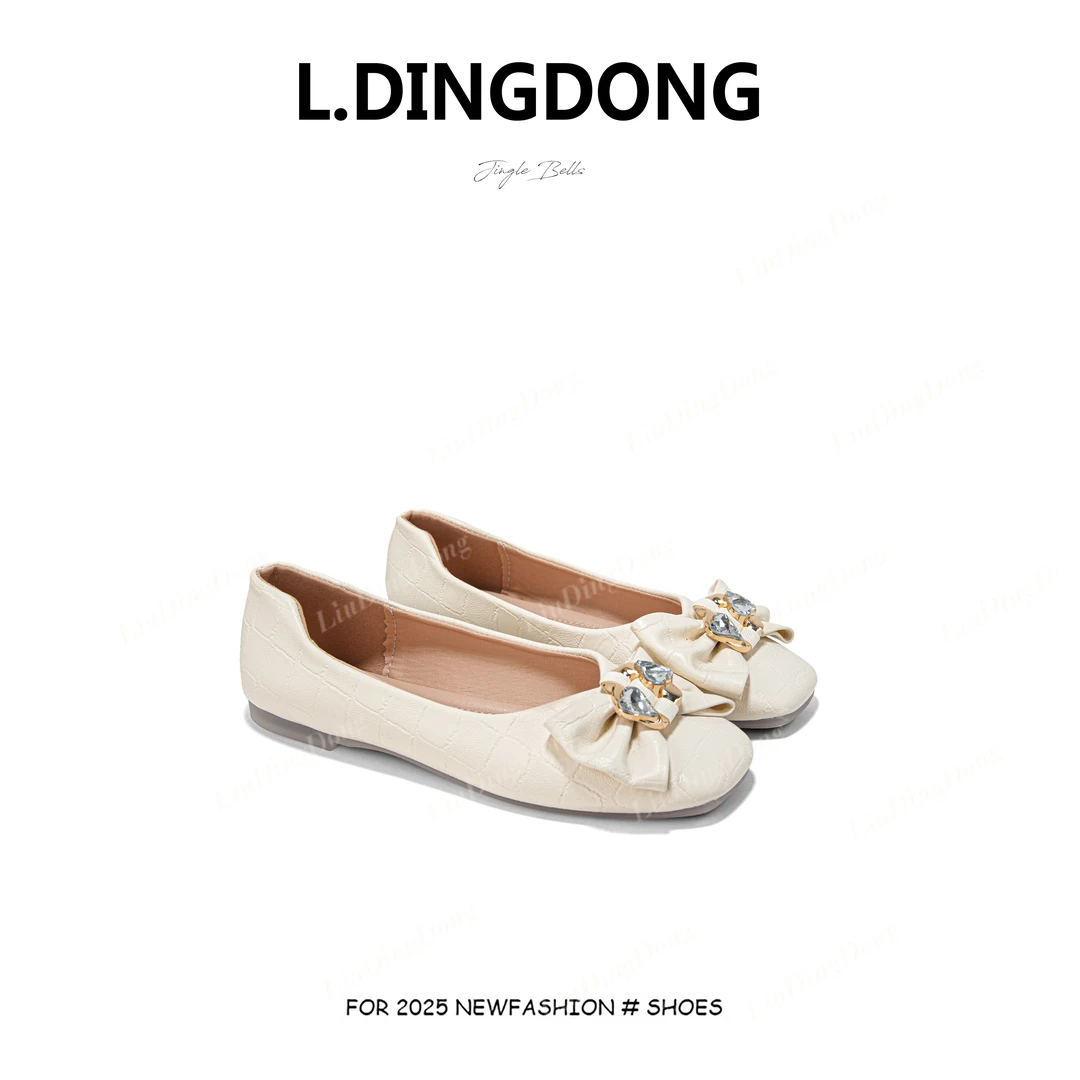 【刘叮咚女鞋】欧若风新款小单鞋中国风小皮鞋女百搭软底女鞋6899