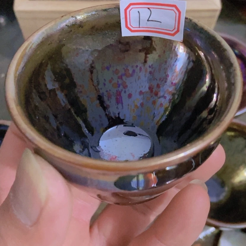 【闪购商品】茶盏用****0原矿原釉七彩油滴