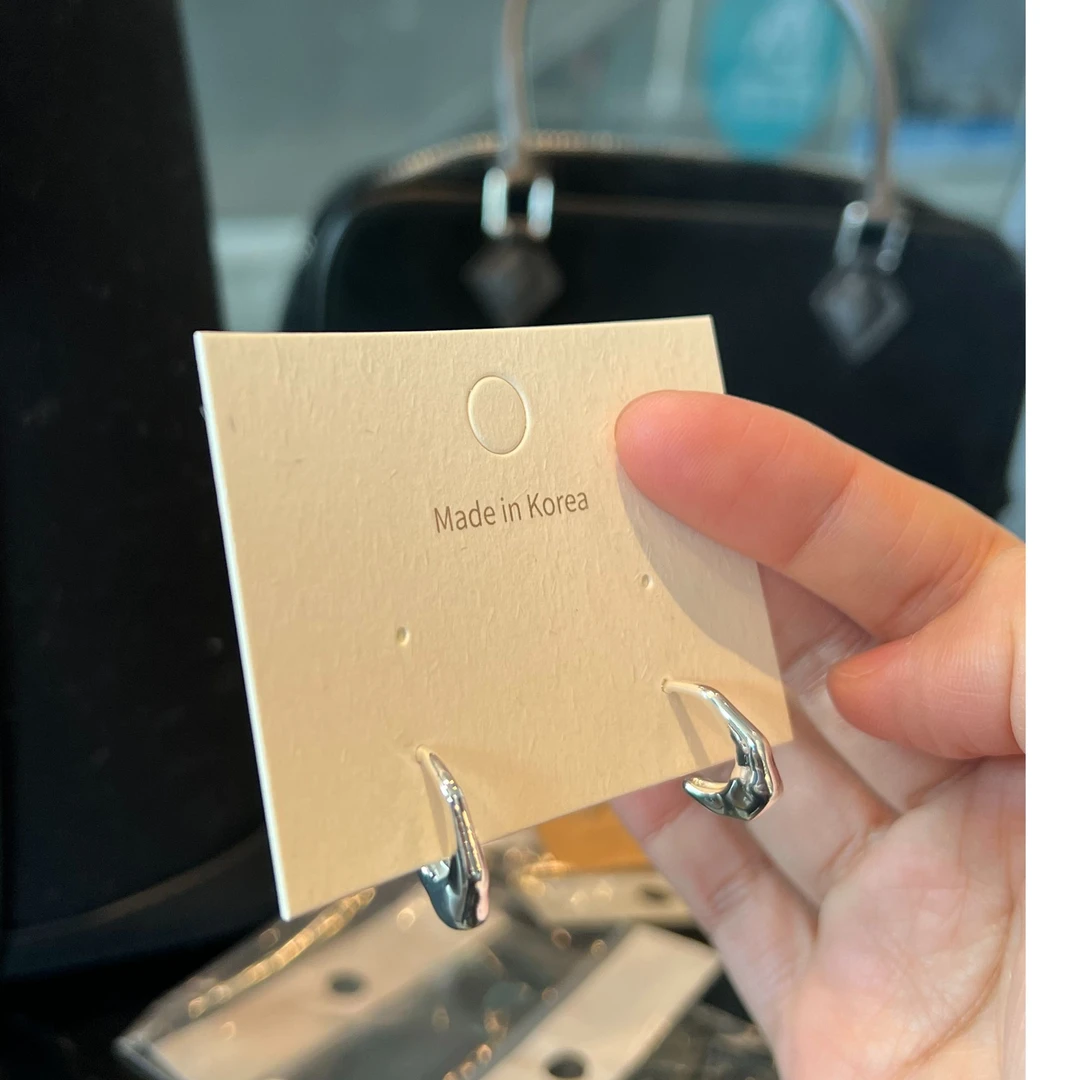 铁合金耳饰 钛钢耳饰钛合金耳环医用钛钢耳圈轻奢简约经典素款