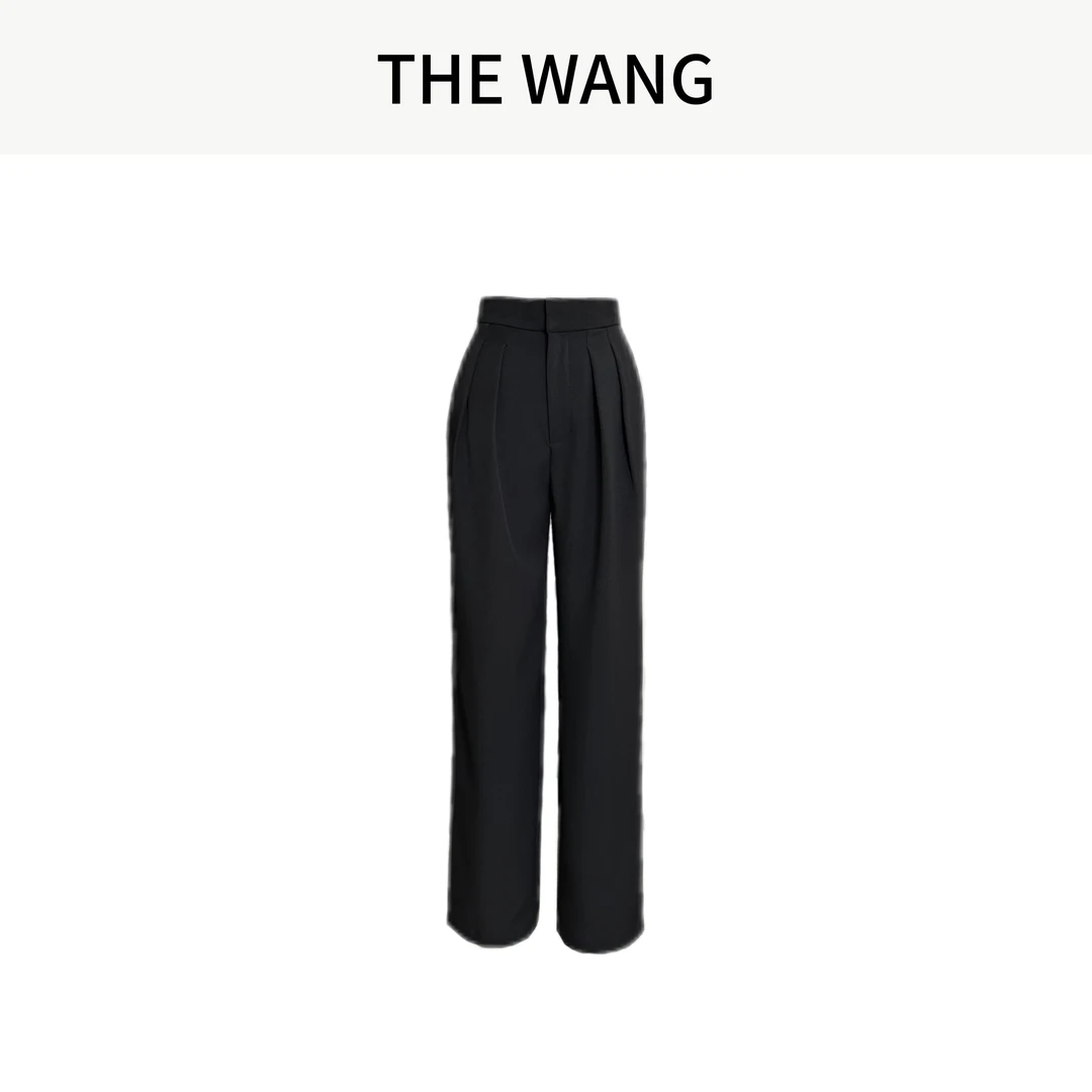 THE WANG 一眼入迷 高腰西装时髦百搭减龄阔腿裤
