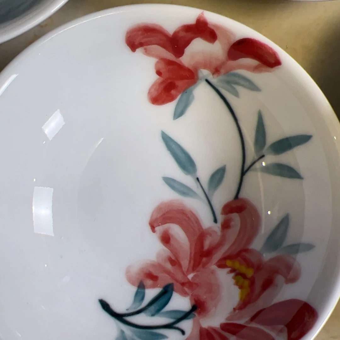 瓷片景德镇陶瓷手工手绘制作