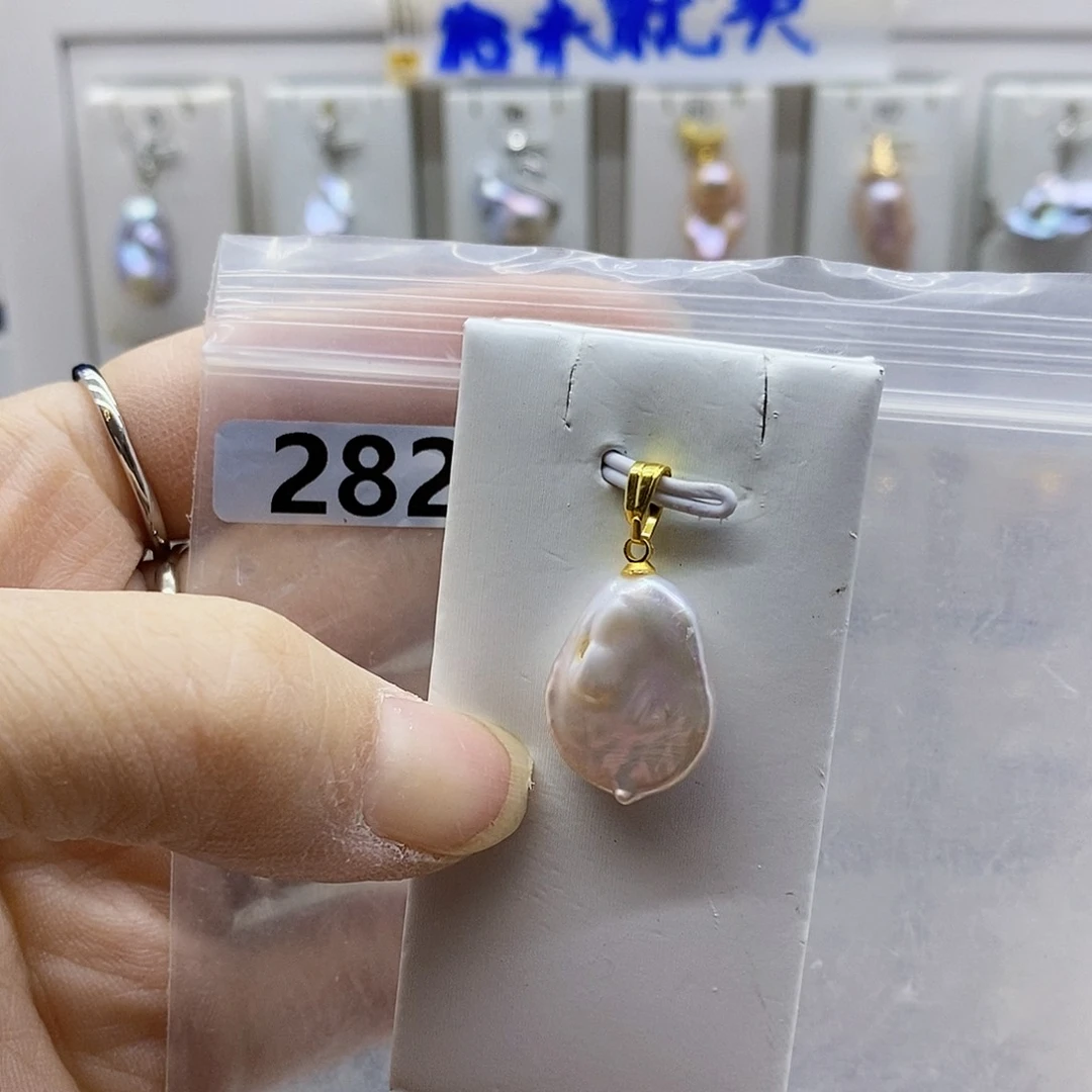 颈饰合金淡水珍珠