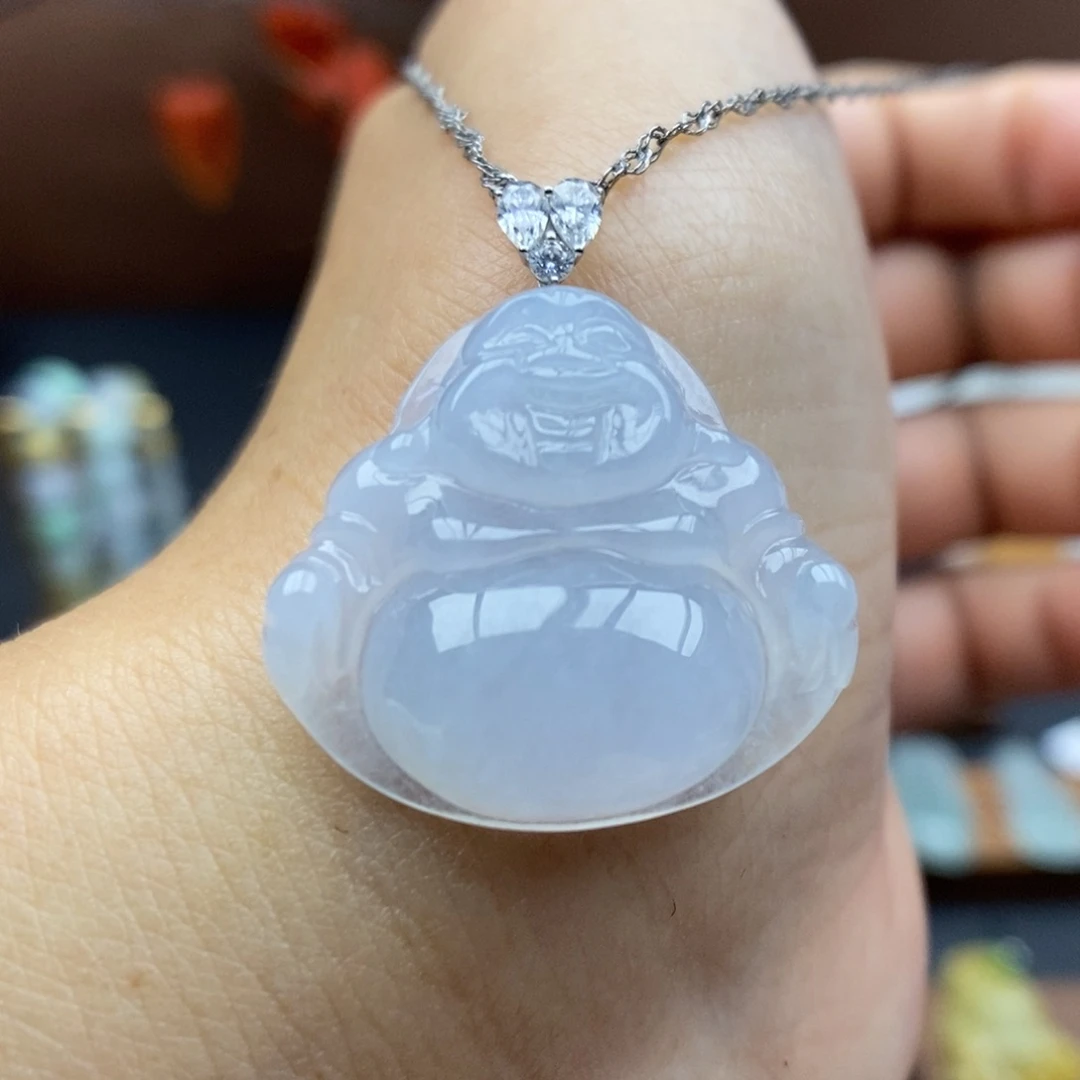 【闪购商品】颈饰18K金镶嵌翡翠19
