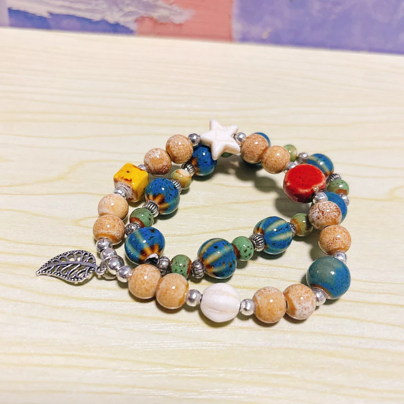 【直播三条专属201-300】DIY手工琉璃手串饰品时尚可爱潮流少女串珠