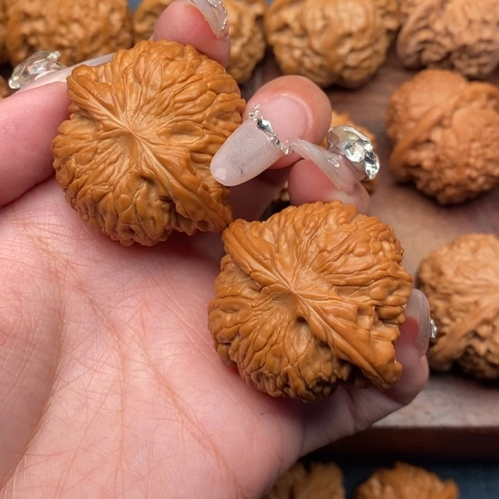 文玩核桃把件全品，正磨41