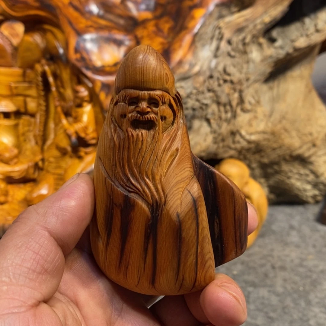 【闪购商品】柏木（崖柏）根雕木雕工艺品摆件家居厂家直销手把件