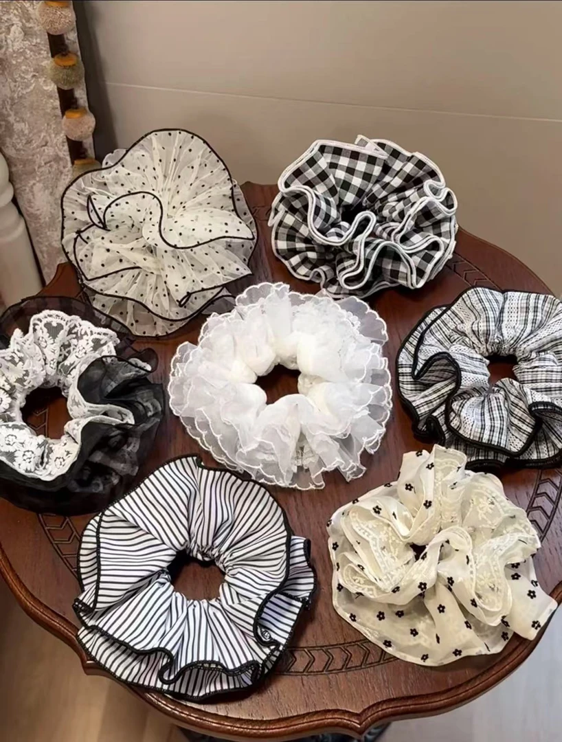 女性发圈网纱家用ins风清高智淡人风韩系极简风